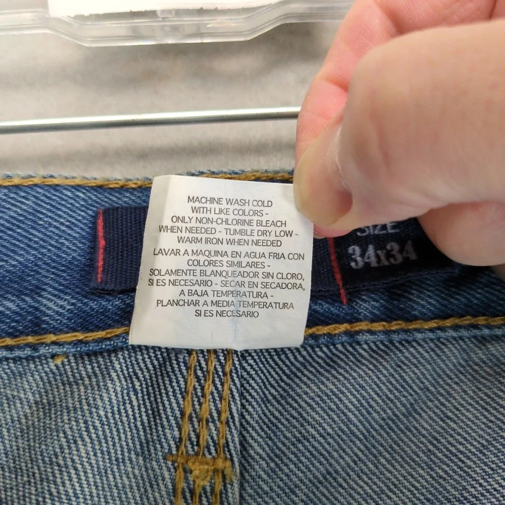 NWT Rivet Supply Co Workwear Jeans Mens 34x34 Relaxed Rugged Denim (36x34 Fit)